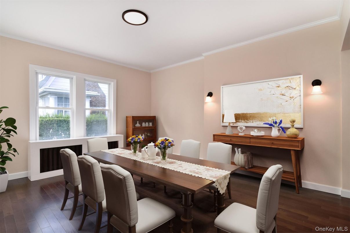 Dining room, Interior, Wood Texture Flooring