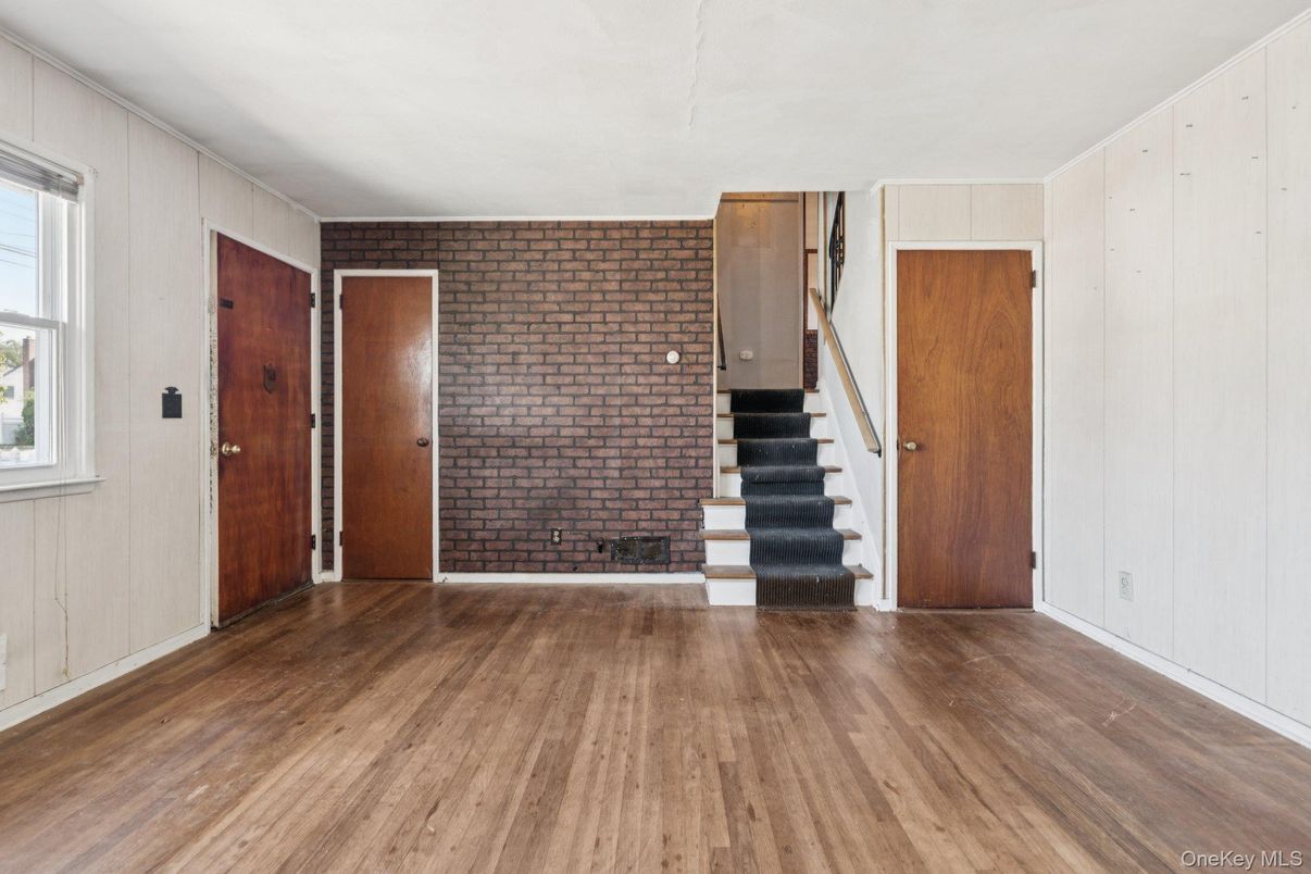 Empty room, Interior, Wood Texture Flooring