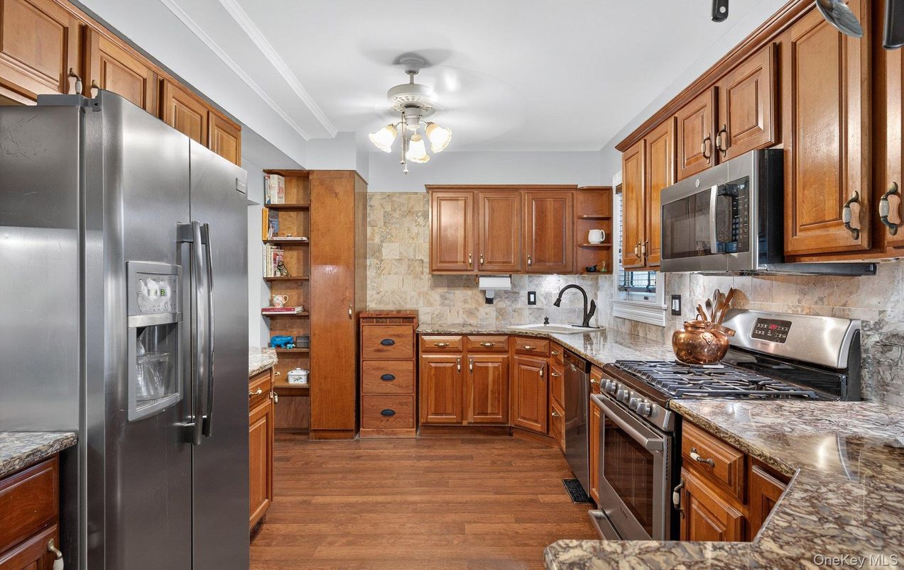 Interior, Kitchen, Wood Texture Flooring