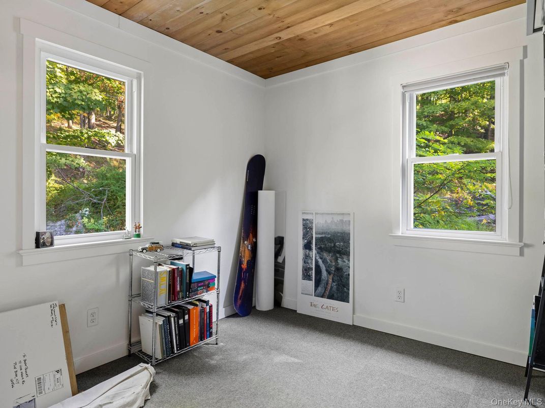 Home Office, Interior, Wooden Ceilings