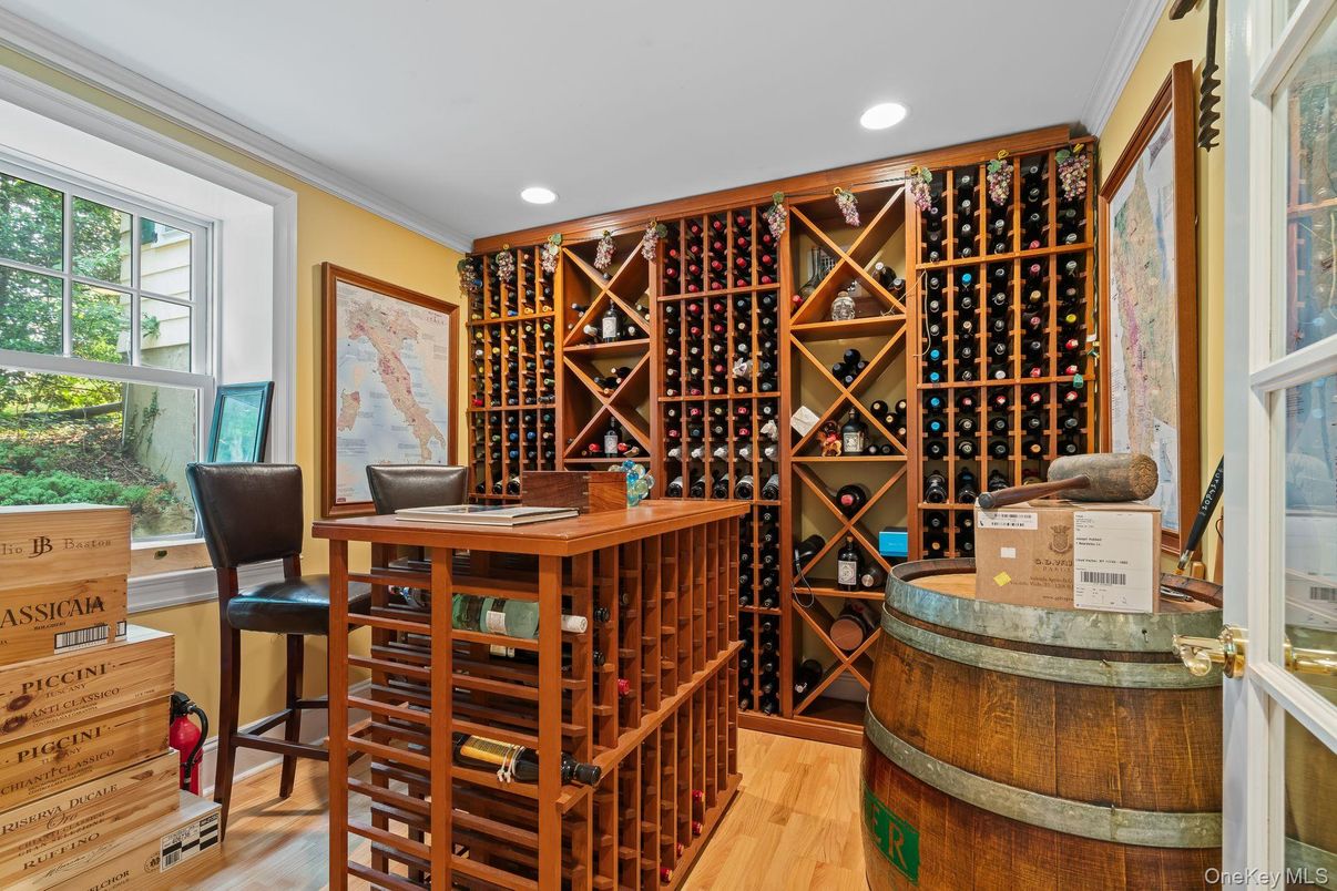 Interior, Recessed Lighting, Wine Storage, Wood Texture Flooring