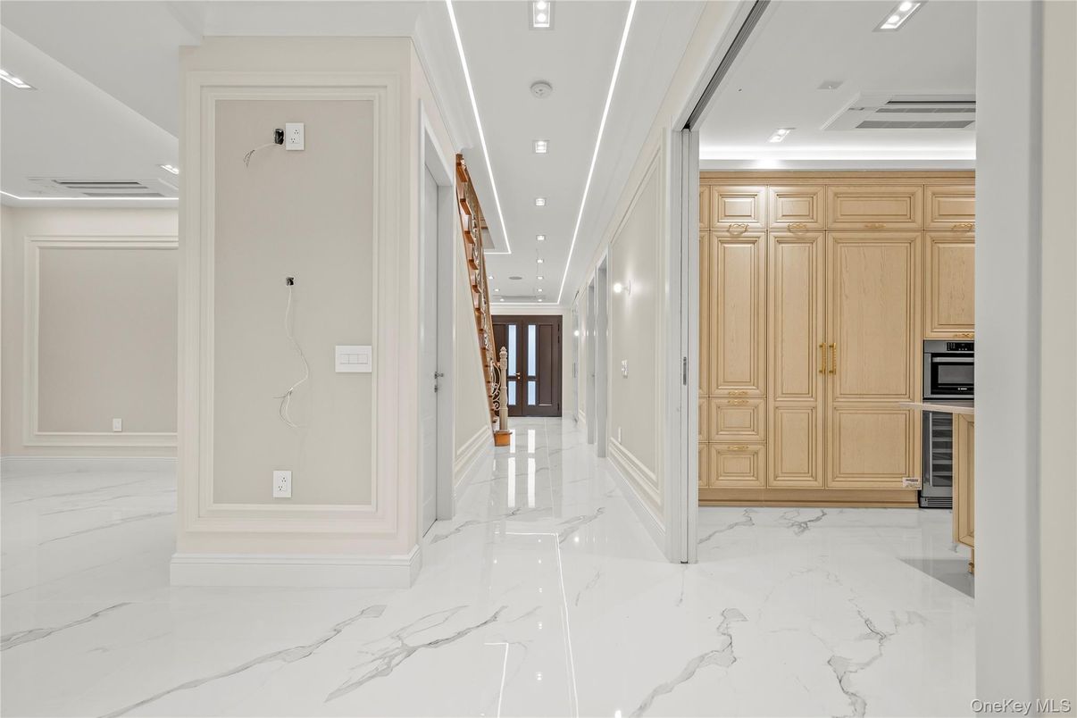 Interior, Marble, Recessed Lighting