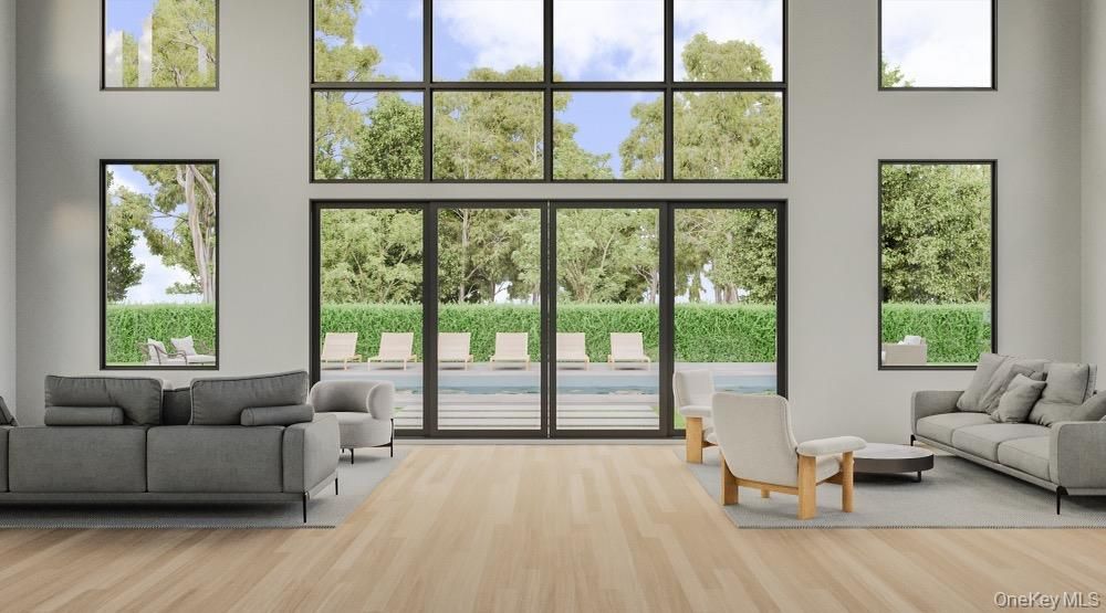 Interior, Sun Room, Wood Texture Flooring