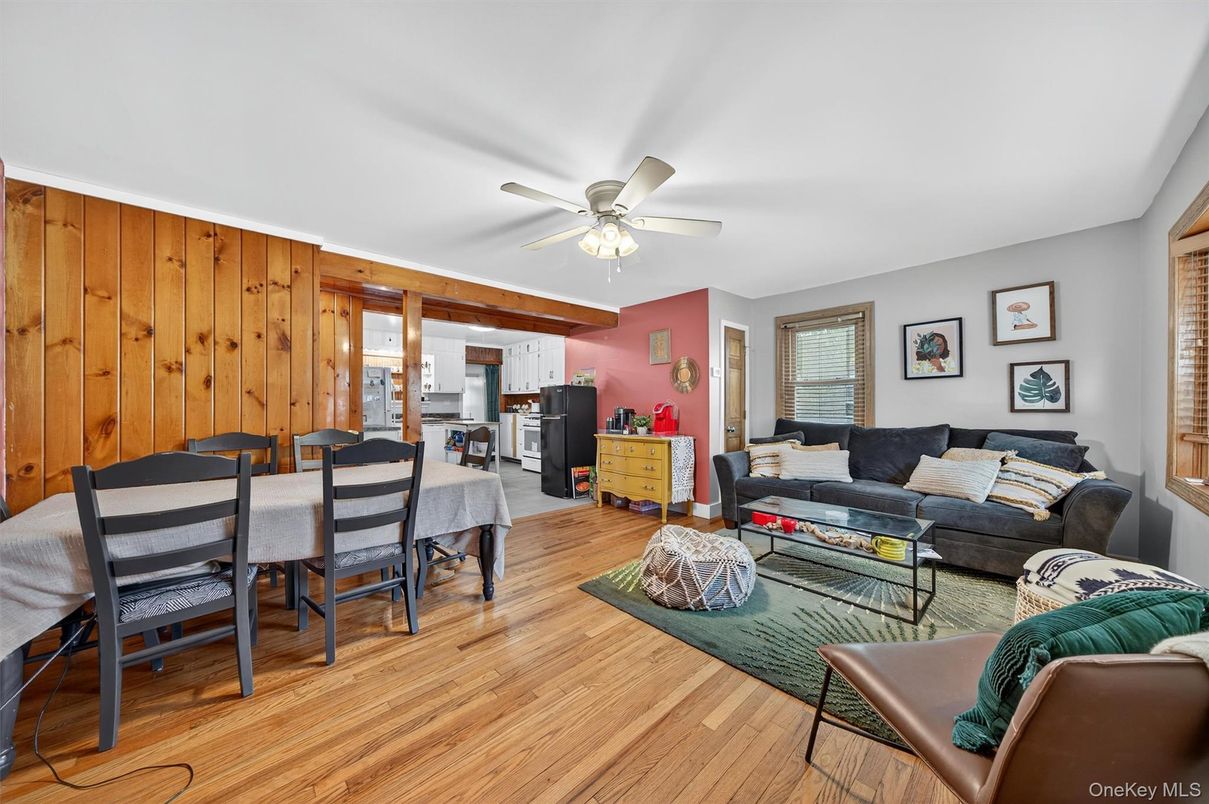 Dining room, Interior, Kitchen, Living room, Wood Texture Flooring