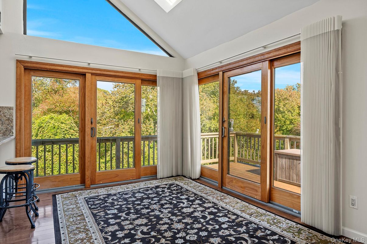 Interior, Sun Room, Wood Texture Flooring