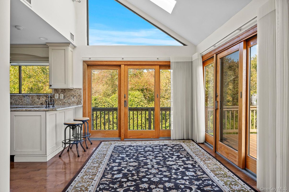 Interior, Sun Room, Wood Texture Flooring