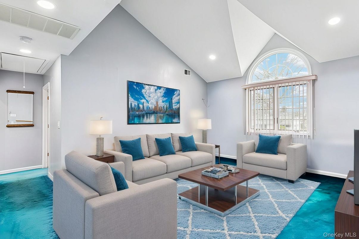 Interior, Living room, Recessed Lighting