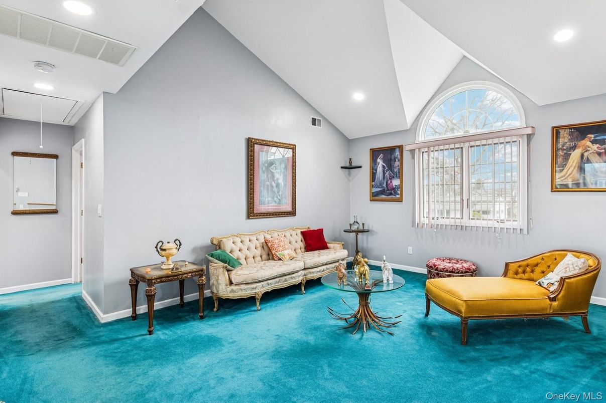 Interior, Living room, Recessed Lighting