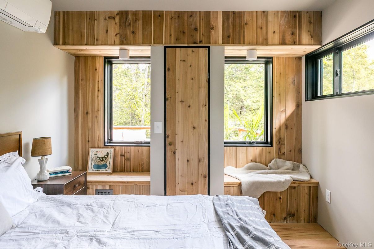 Bedroom, Interior, Wooden Walls