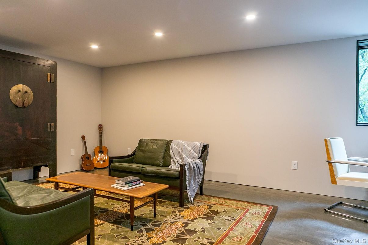 Interior, Living room, Recessed Lighting