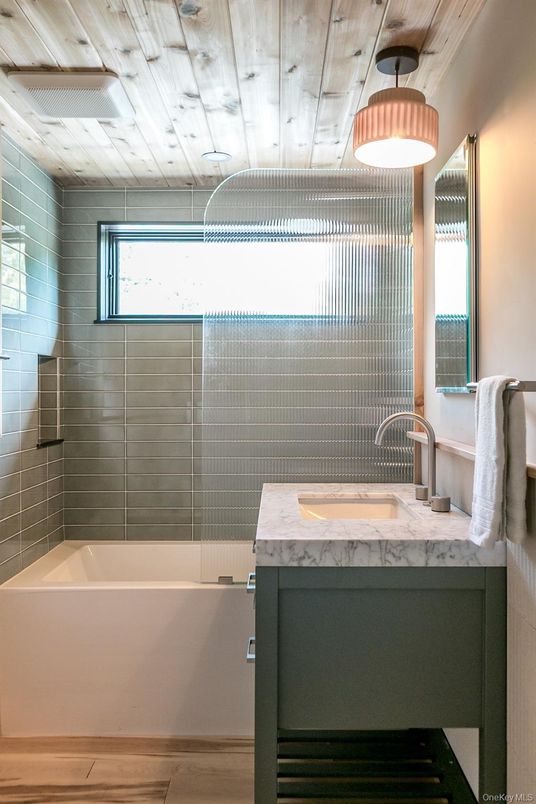 Bathroom, Glass Shower, Interior