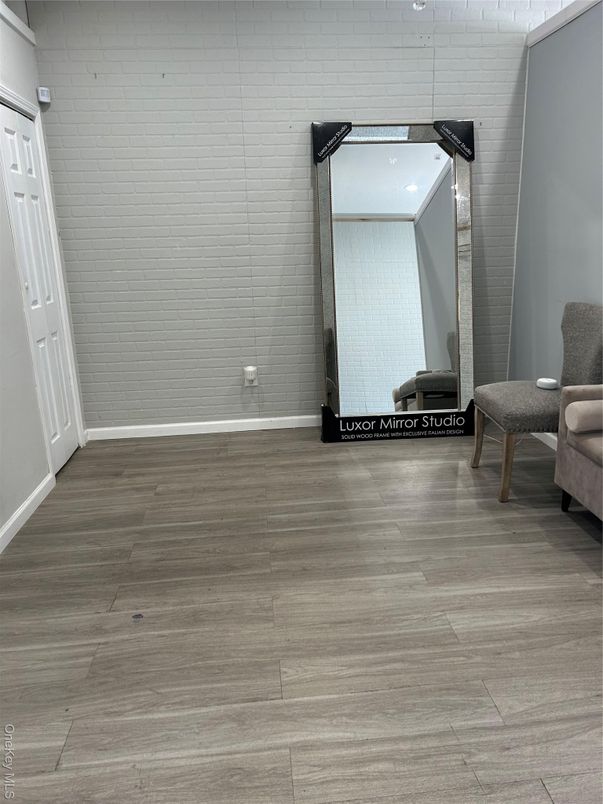 Empty room, Interior, Stone Walls, Wood Texture Flooring