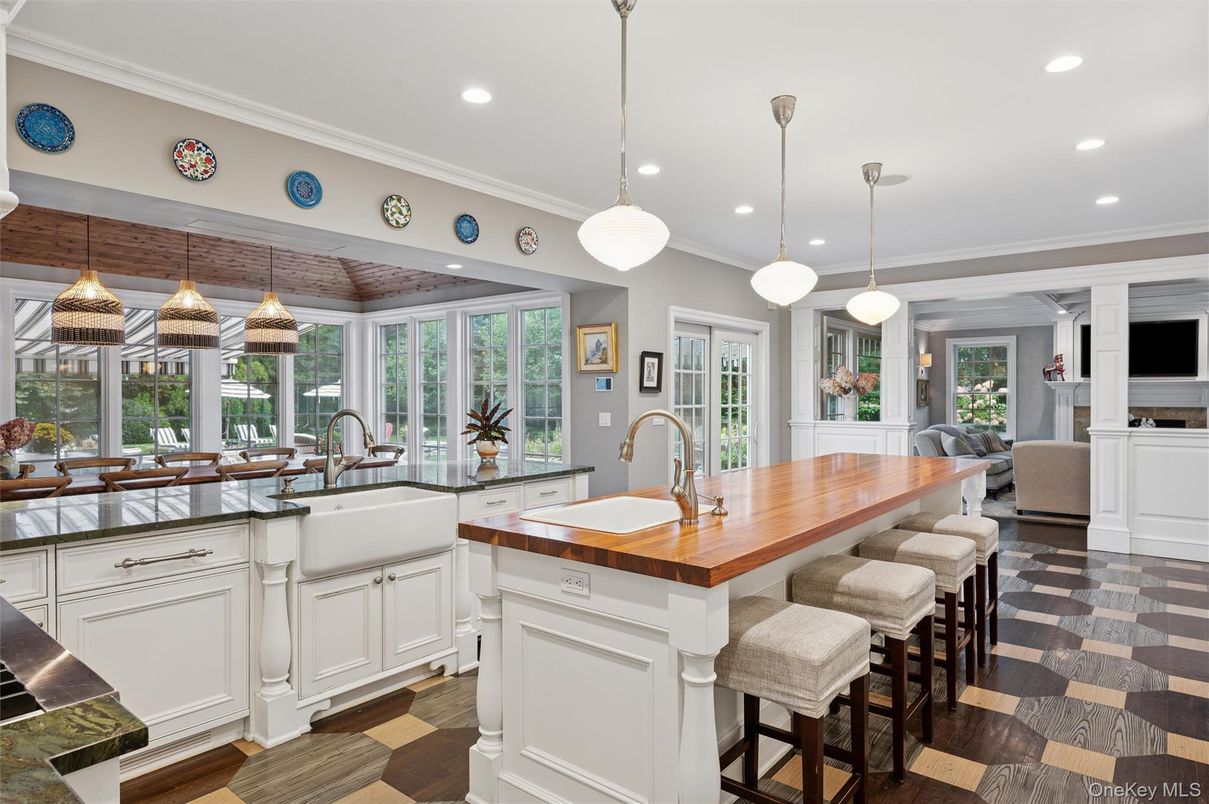 Interior, Kitchen, Living room, Pendant Lights, Recessed Lighting