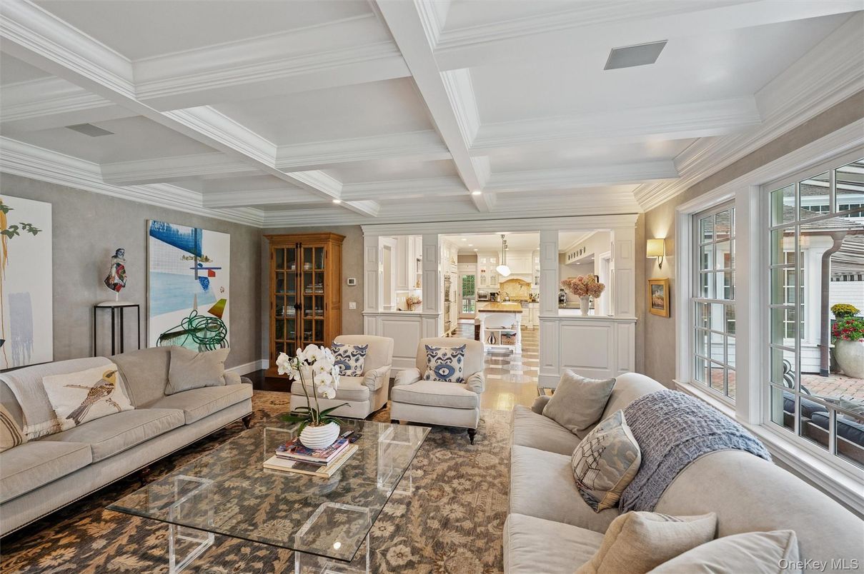 Interior, Living room, Recessed Lighting