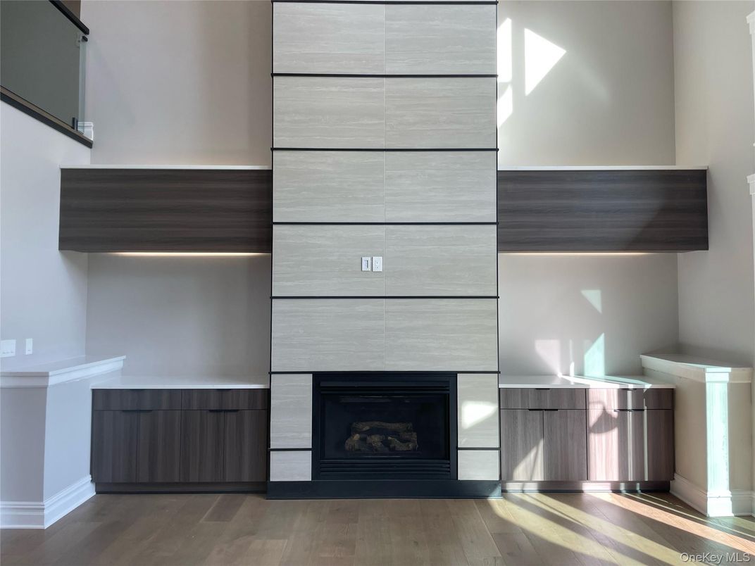 Fireplace, Interior, Wood Texture Flooring