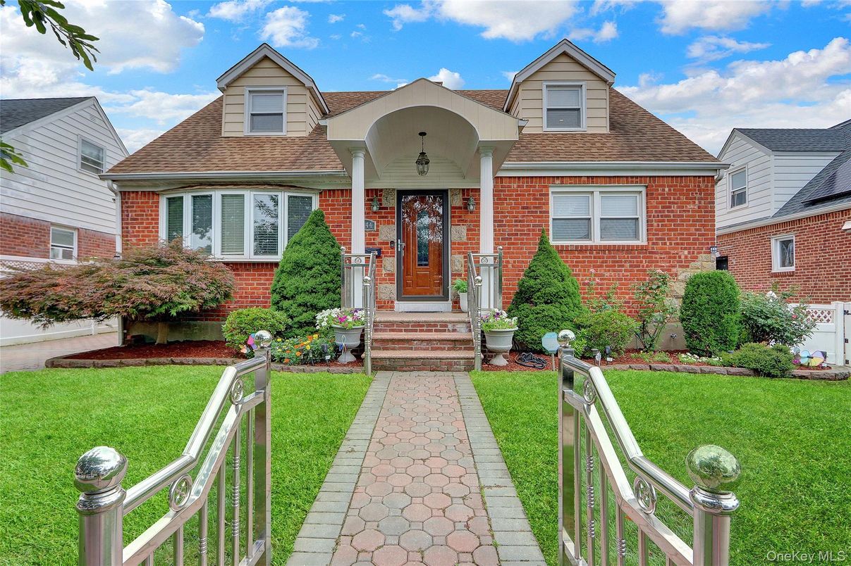 Exterior, Facade, Brick Facade, Cape Cod