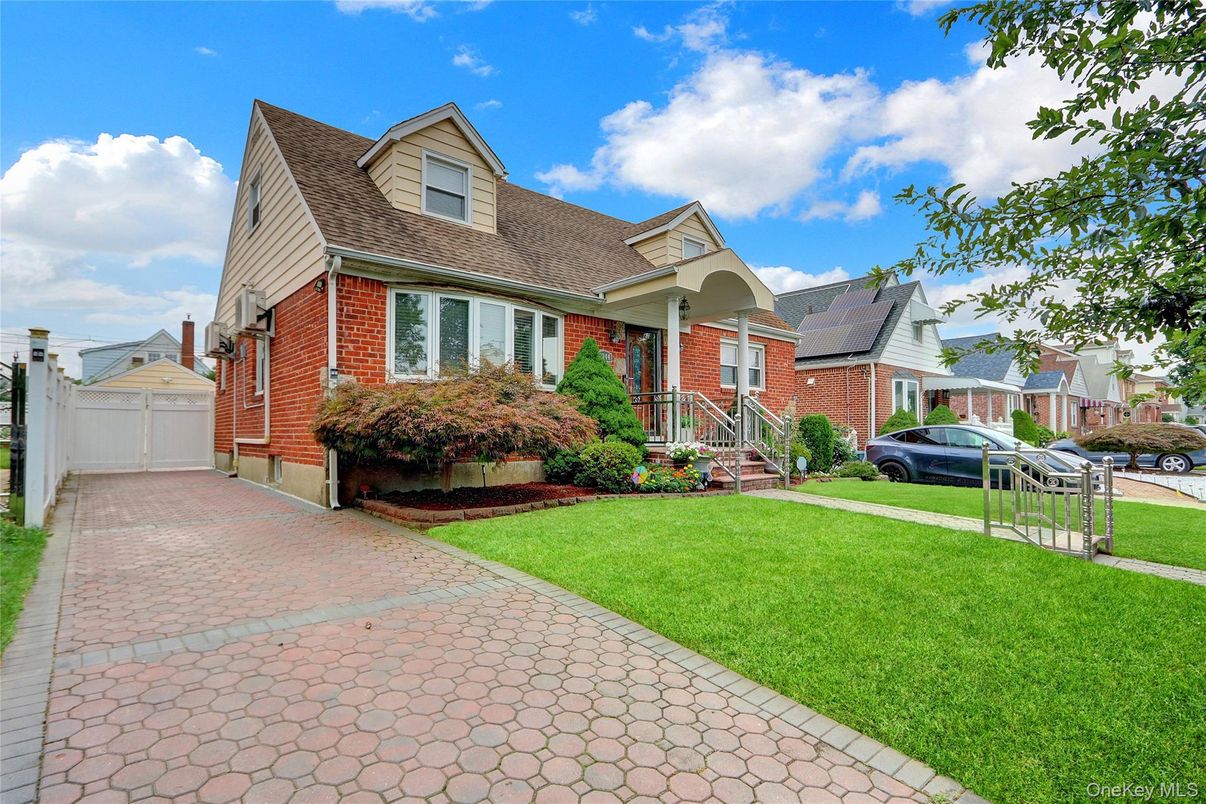 Exterior, Facade, Brick Facade, Solar Panels, Cape Cod