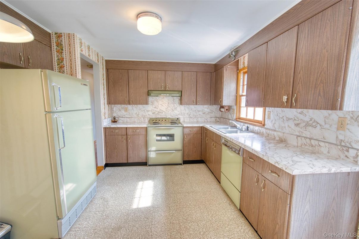 Interior, Kitchen, Marble Walls