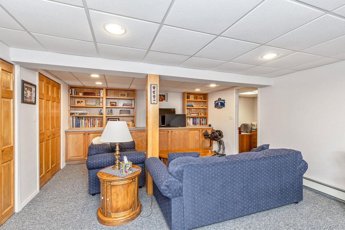 Interior, Living room, Recessed Lighting