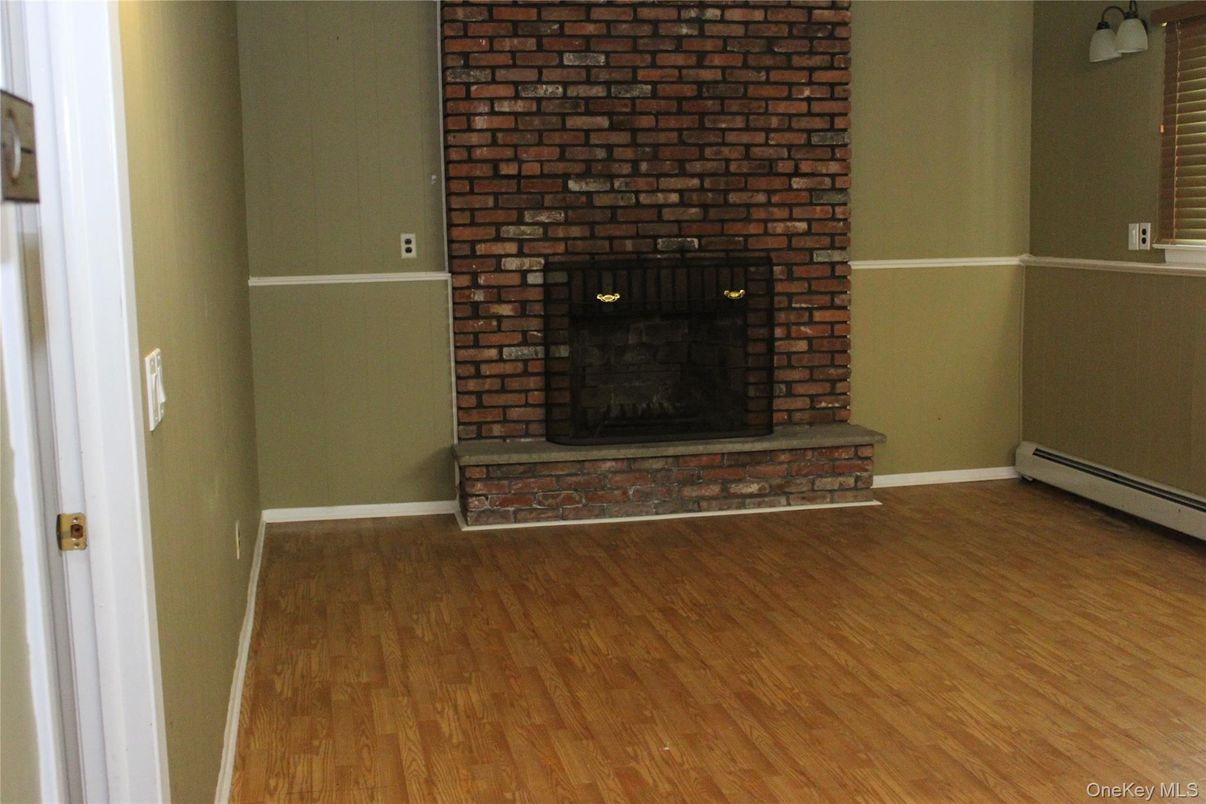 Fireplace, Interior, Stone Walls, Wood Texture Flooring