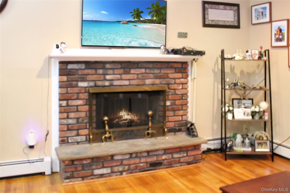 Fireplace, Interior, Wood Texture Flooring