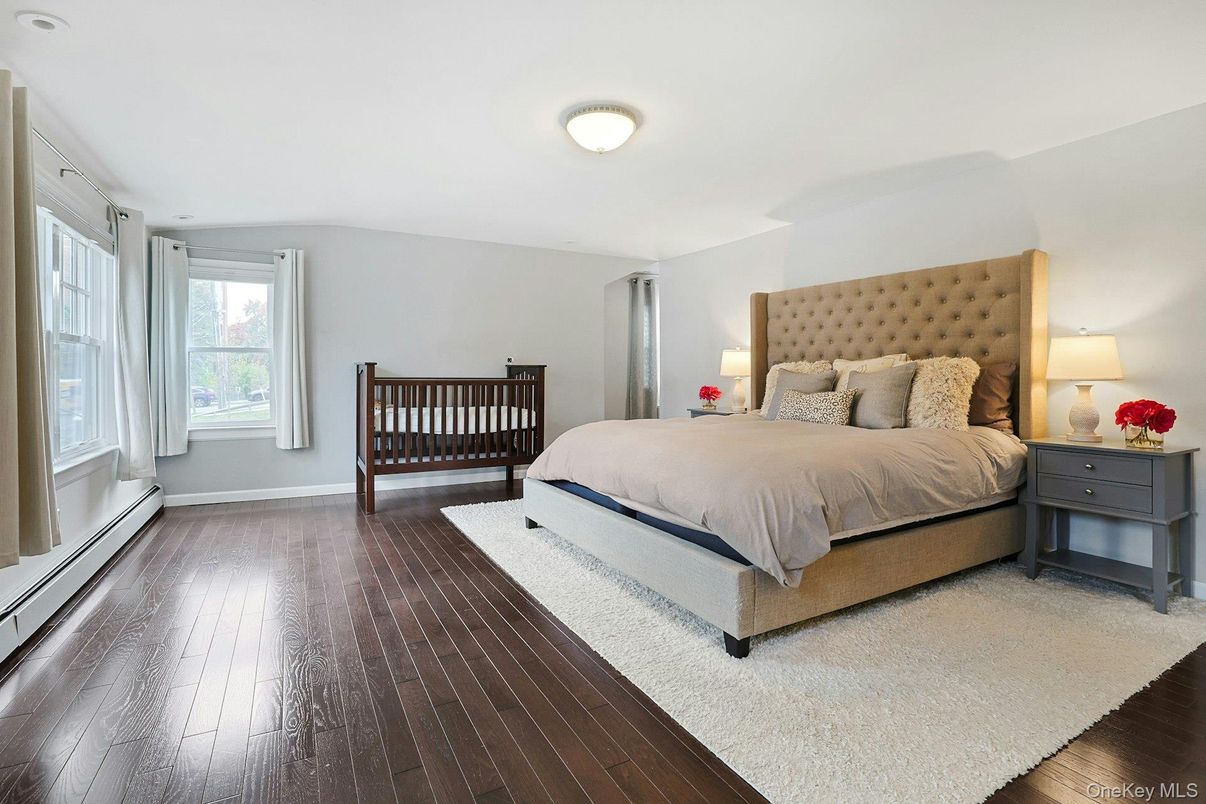 Bedroom, Interior, Wood Texture Flooring