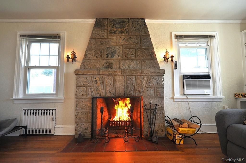 Fireplace, Interior, Wood Texture Flooring