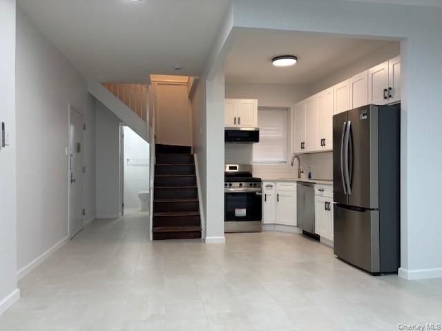 Interior, Kitchen, Recessed Lighting, Stainless Steel Appliances