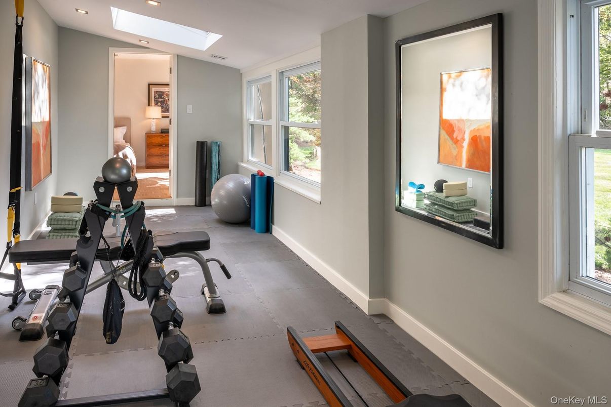 Fitness Equipment, Interior, Recessed Lighting