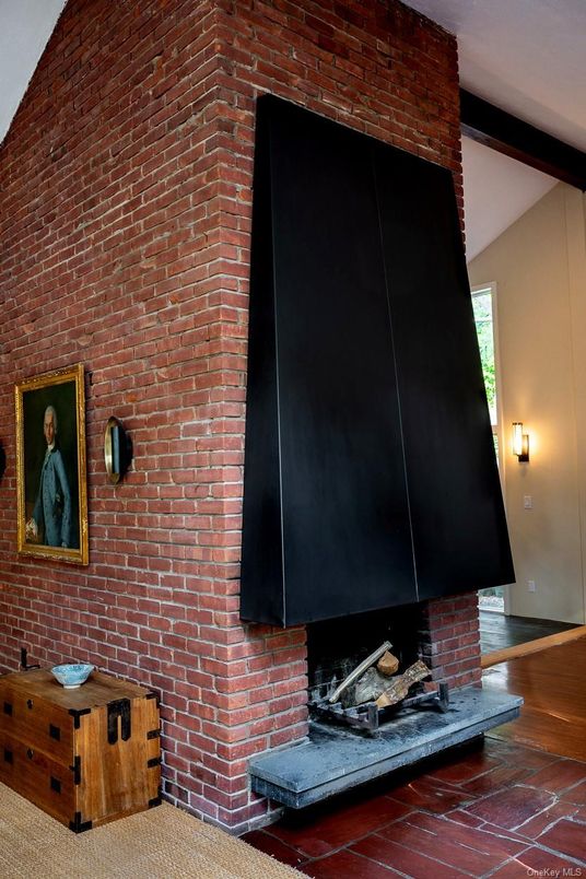 Fireplace, Interior, Stone Walls