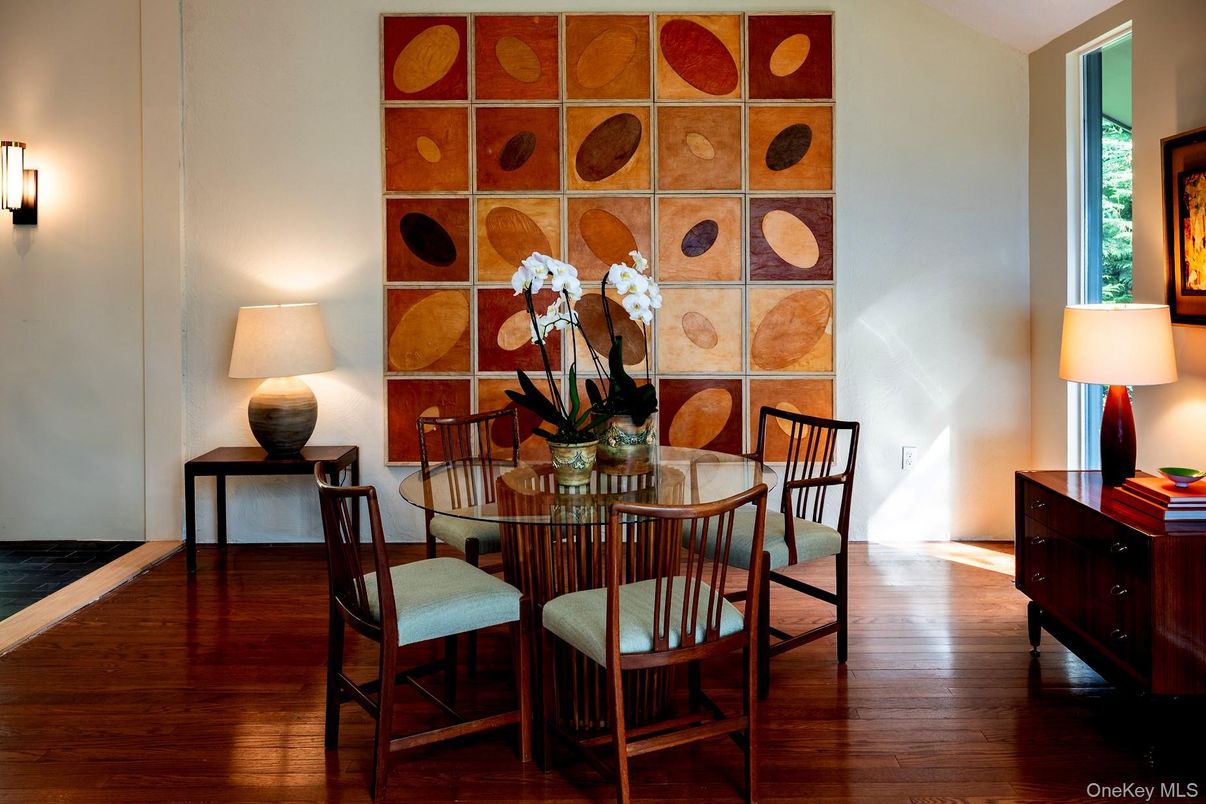 Dining room, Interior, Wood Texture Flooring