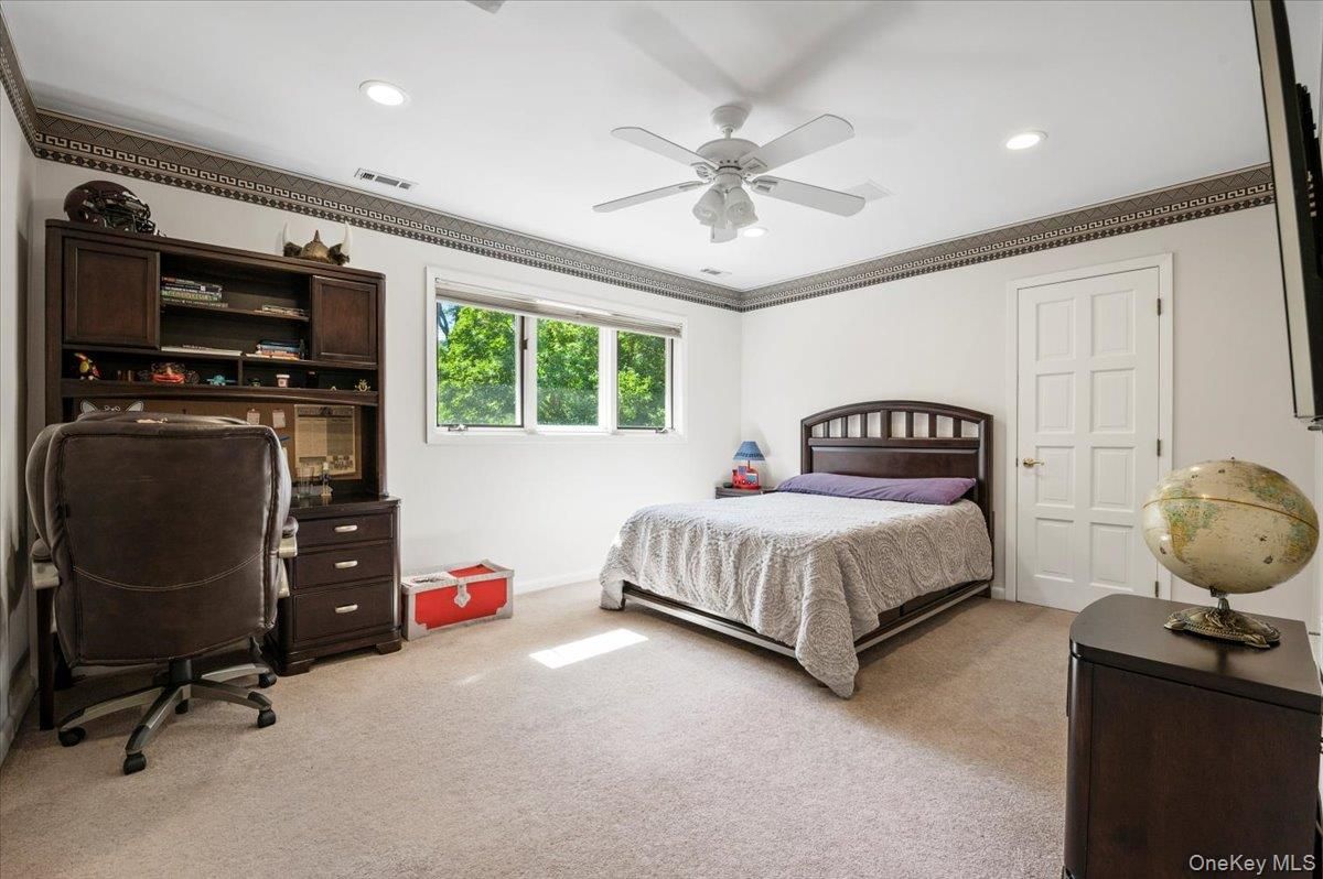 Bedroom, Home Office, Interior, Recessed Lighting