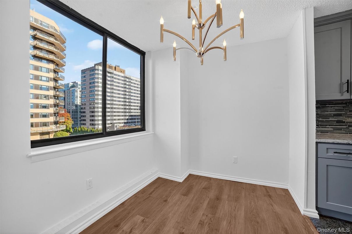 Chandelier, Empty room, Interior, Wood Texture Flooring