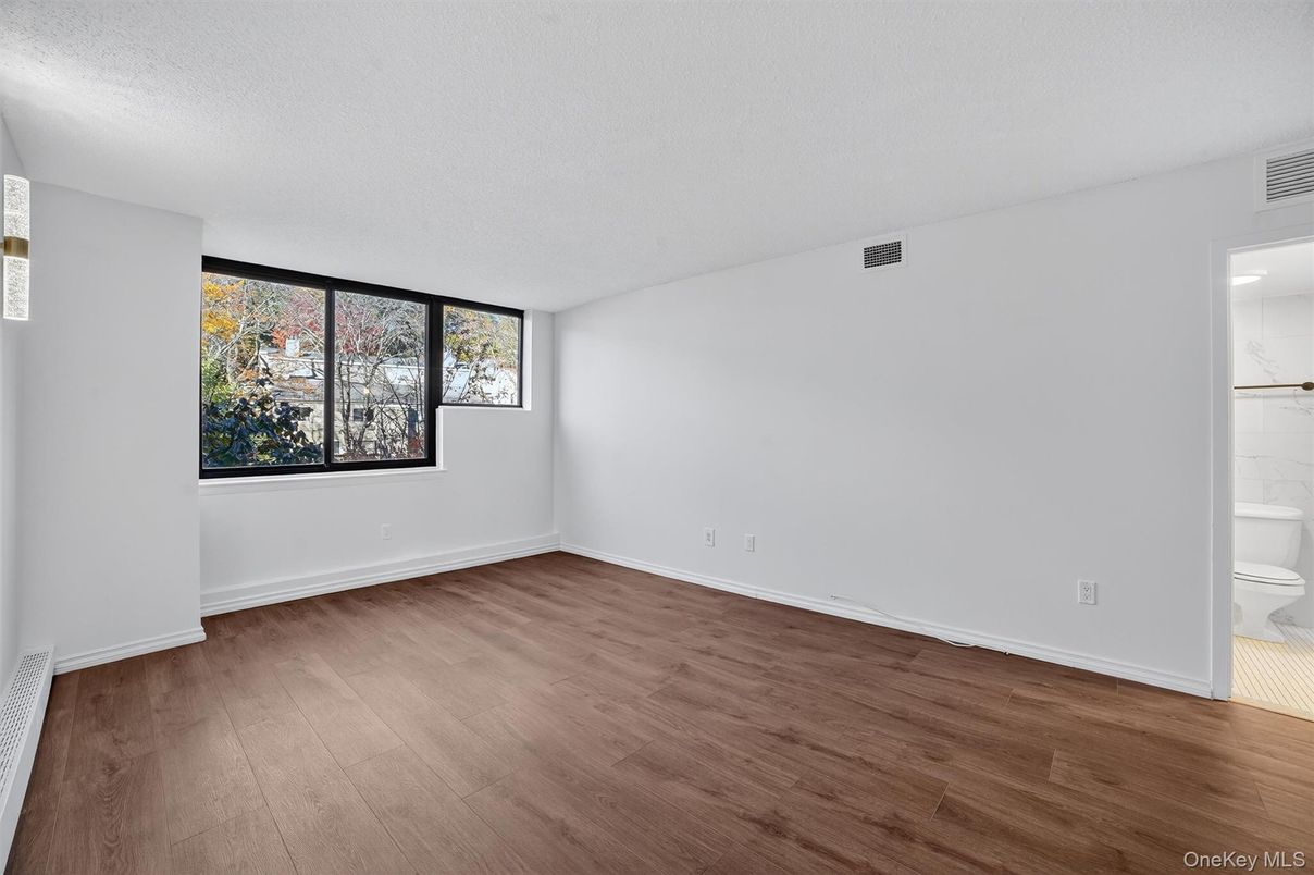 Bathroom, Empty room, Interior, Wood Texture Flooring