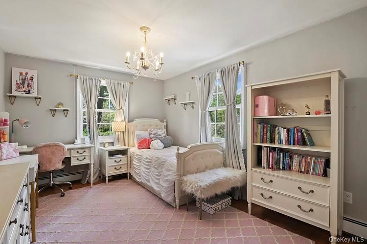 Bedroom, Chandelier, Home Office, Interior