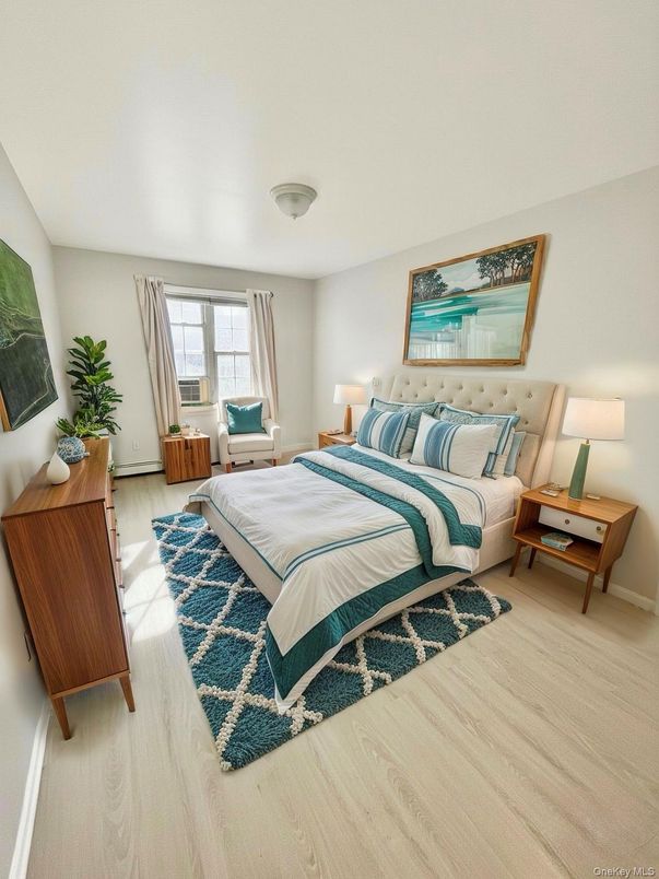 Bedroom, Interior, Wood Texture Flooring