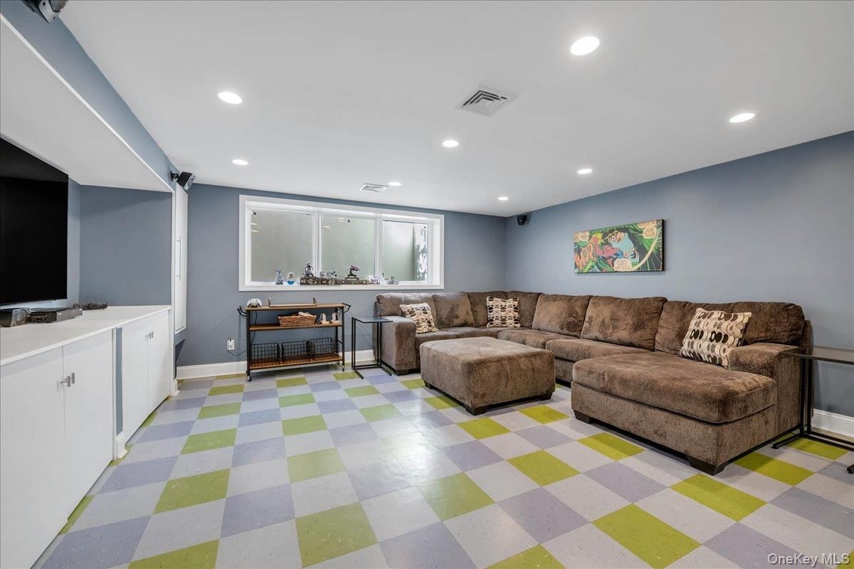 Interior, Living room, Recessed Lighting