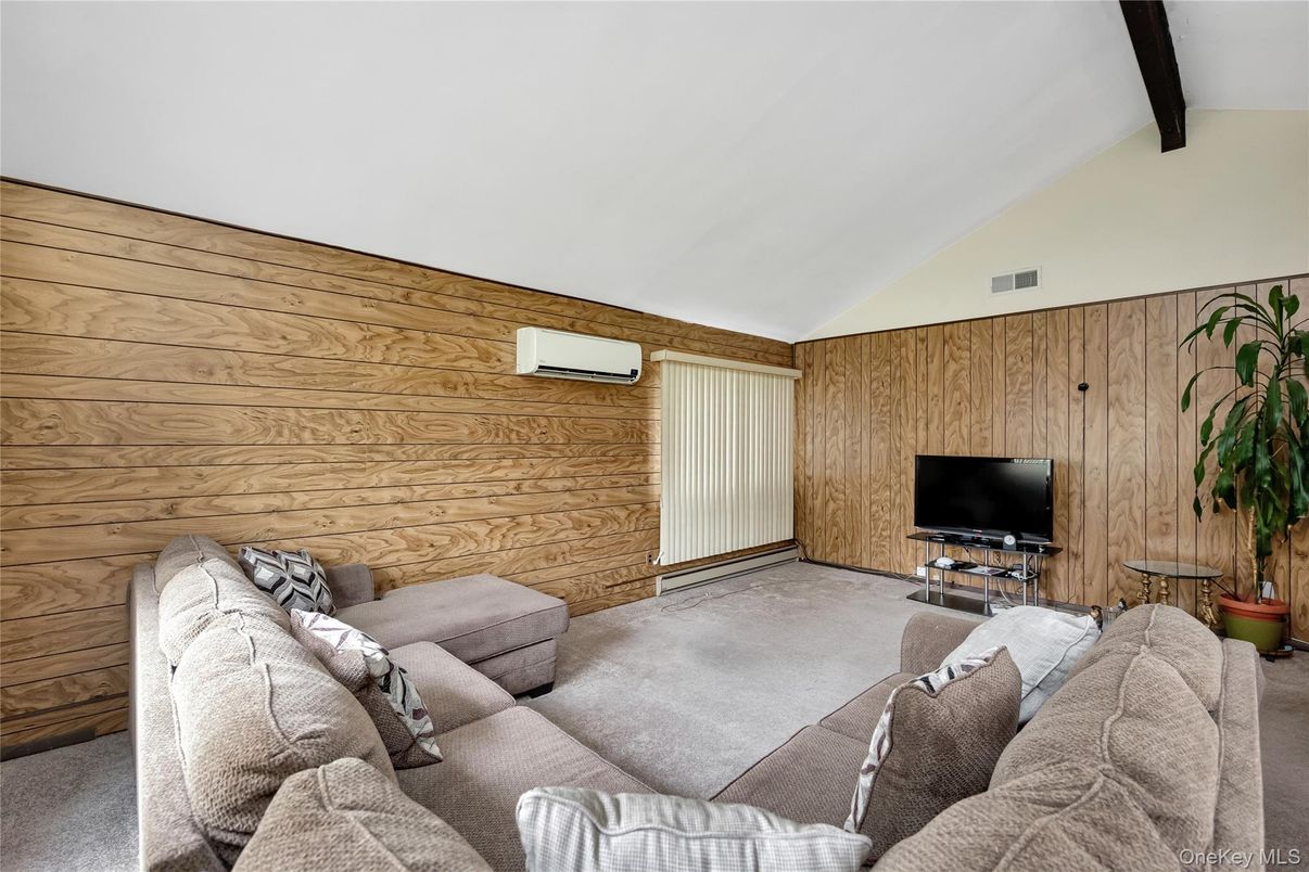 Interior, Living room, Wooden Walls
