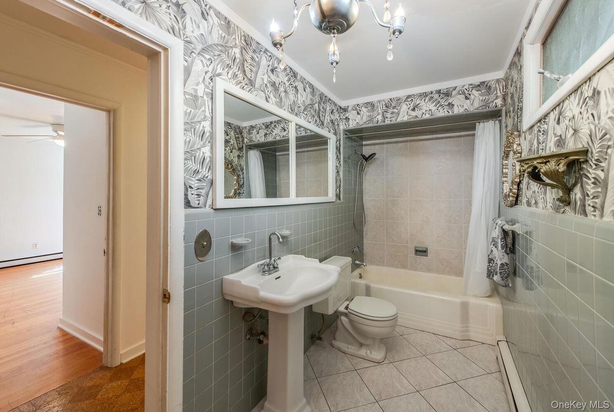 Bathroom, Interior, Wood Texture Flooring