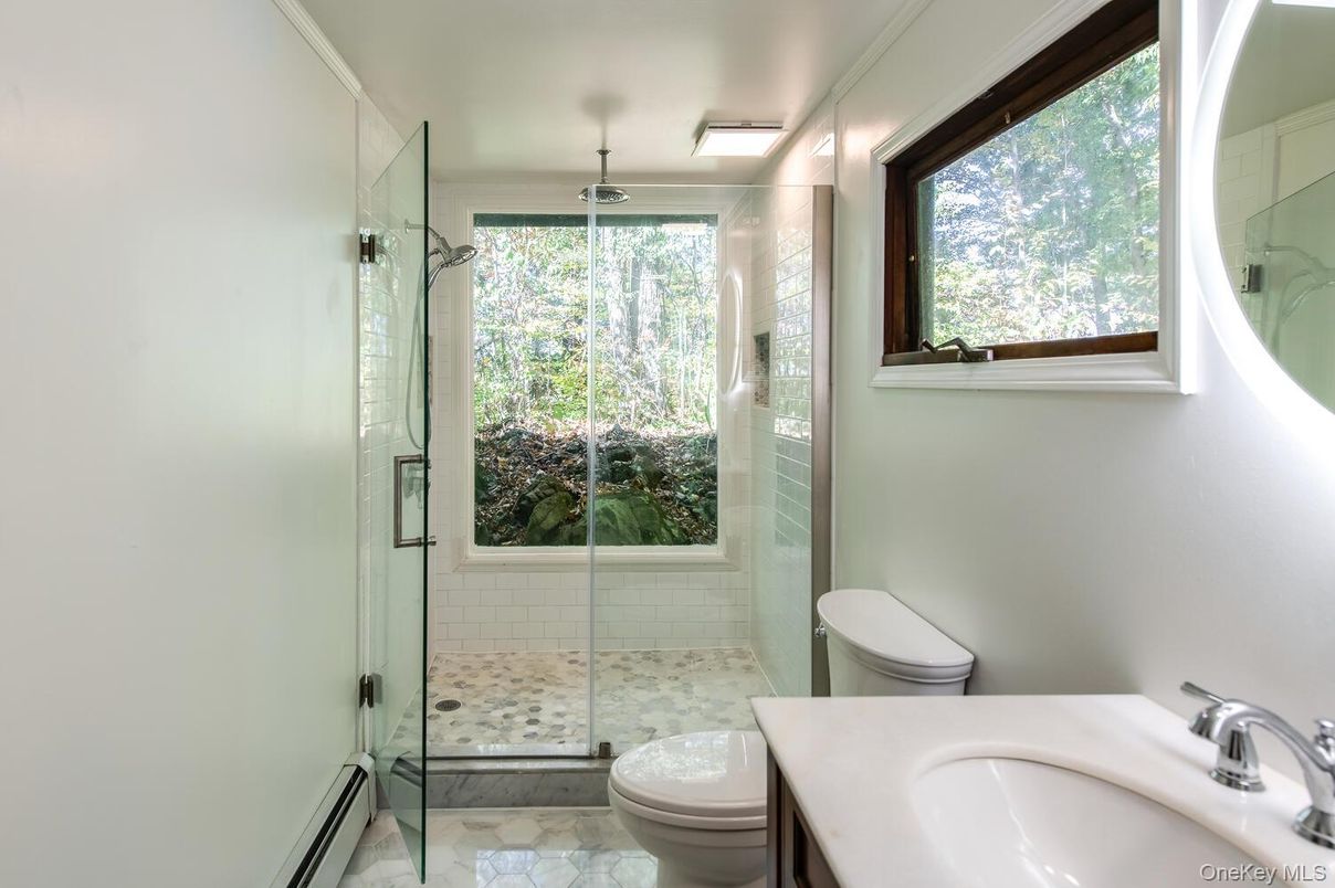 Bathroom, Glass Shower, Interior