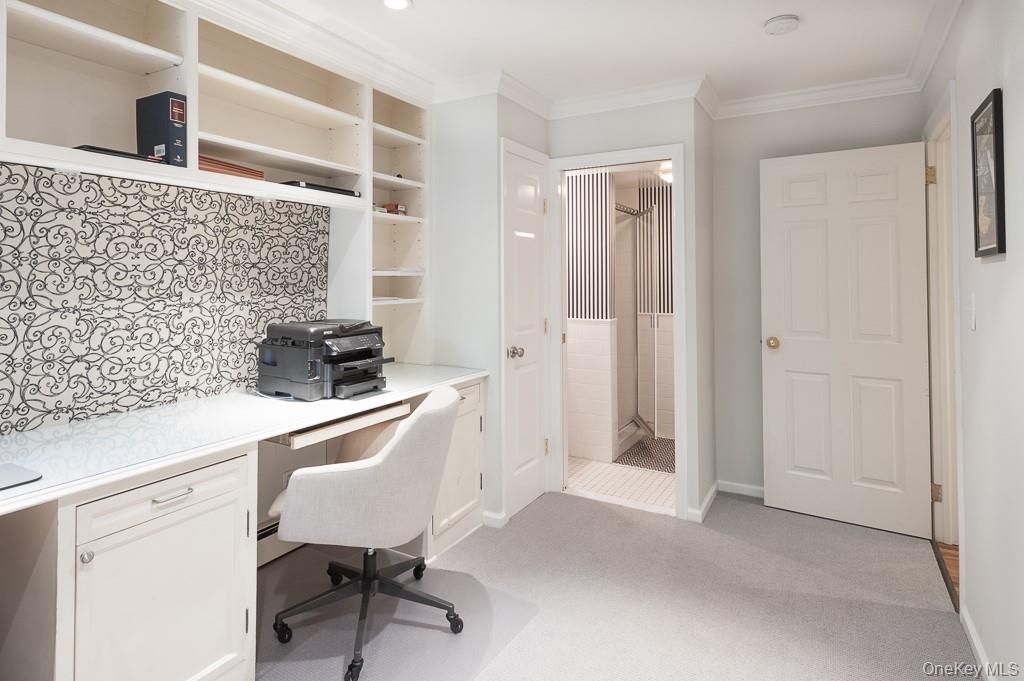 Home Office, Interior, Recessed Lighting