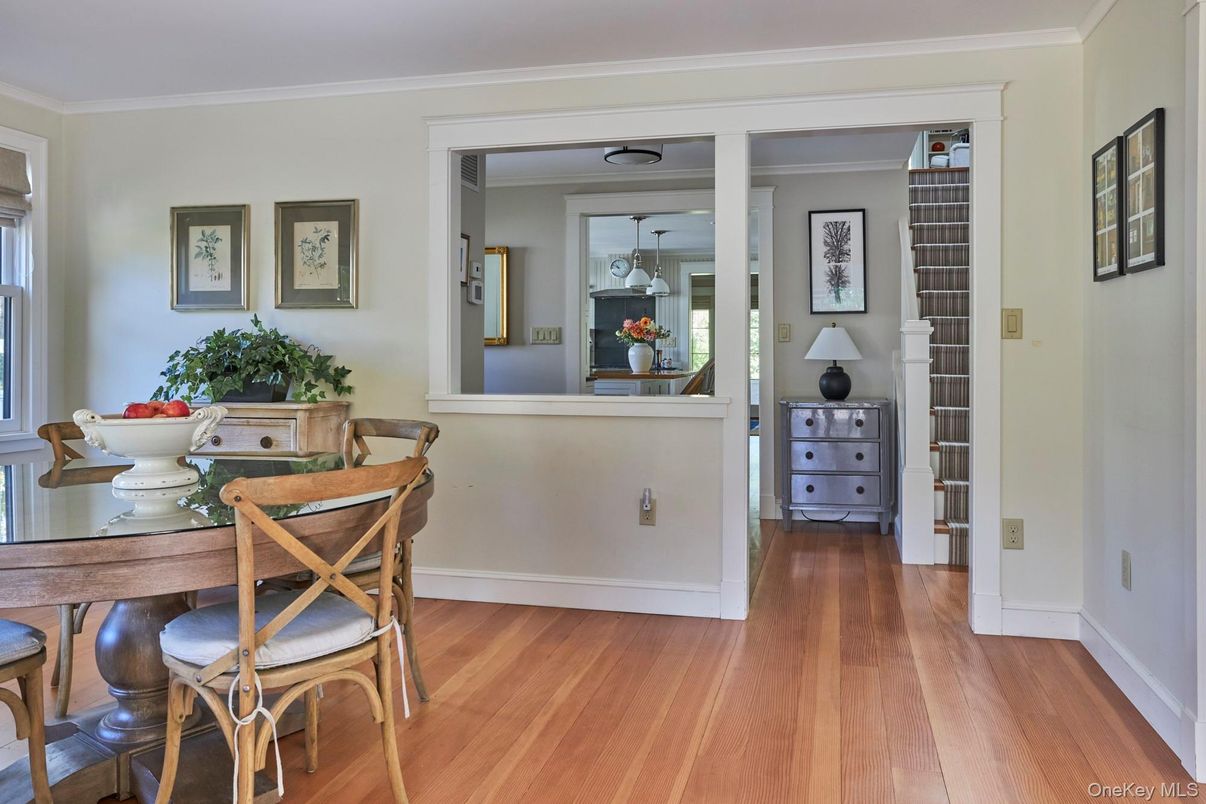 Dining room, Interior, Wood Texture Flooring
