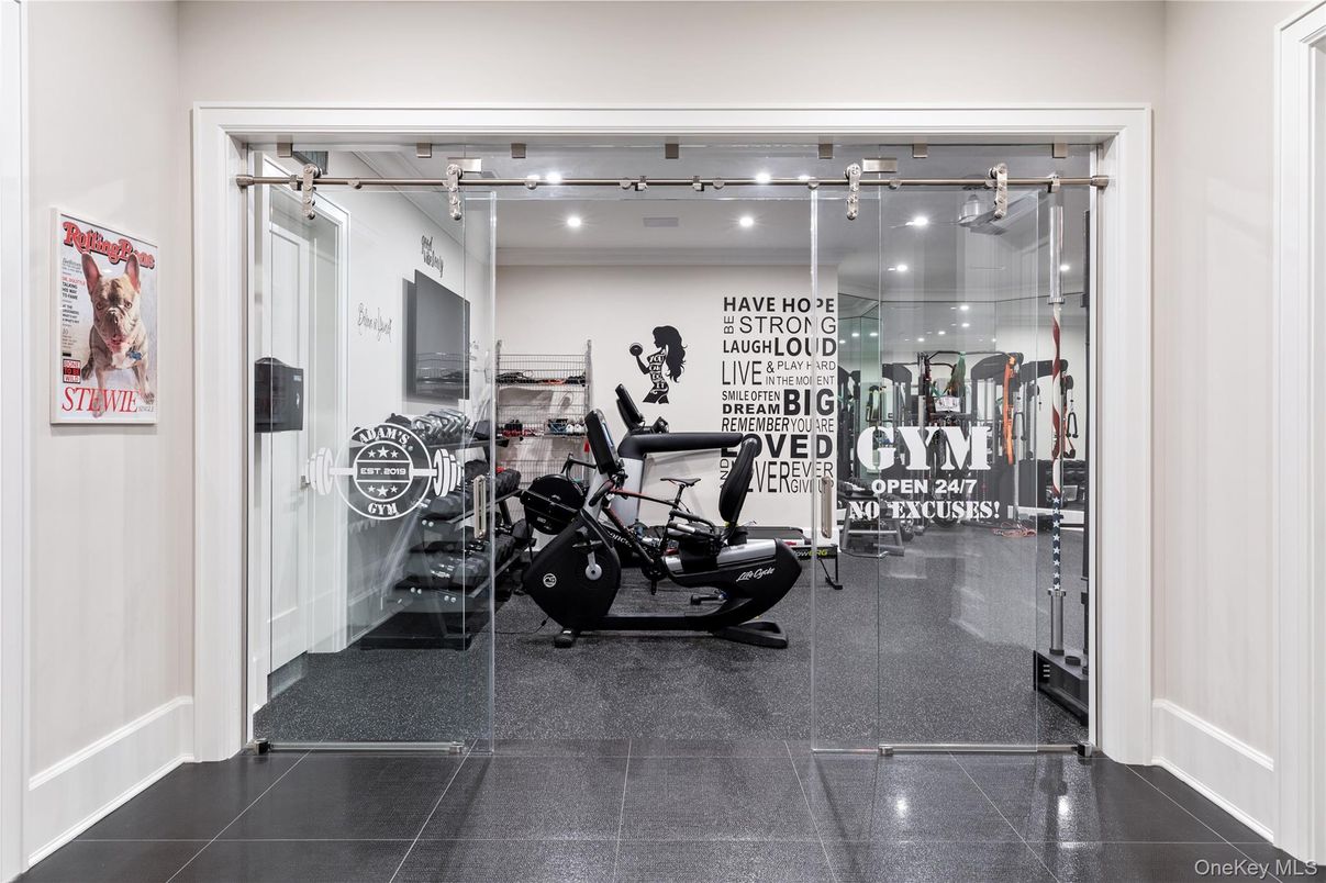 Fitness Equipment, Interior, Recessed Lighting