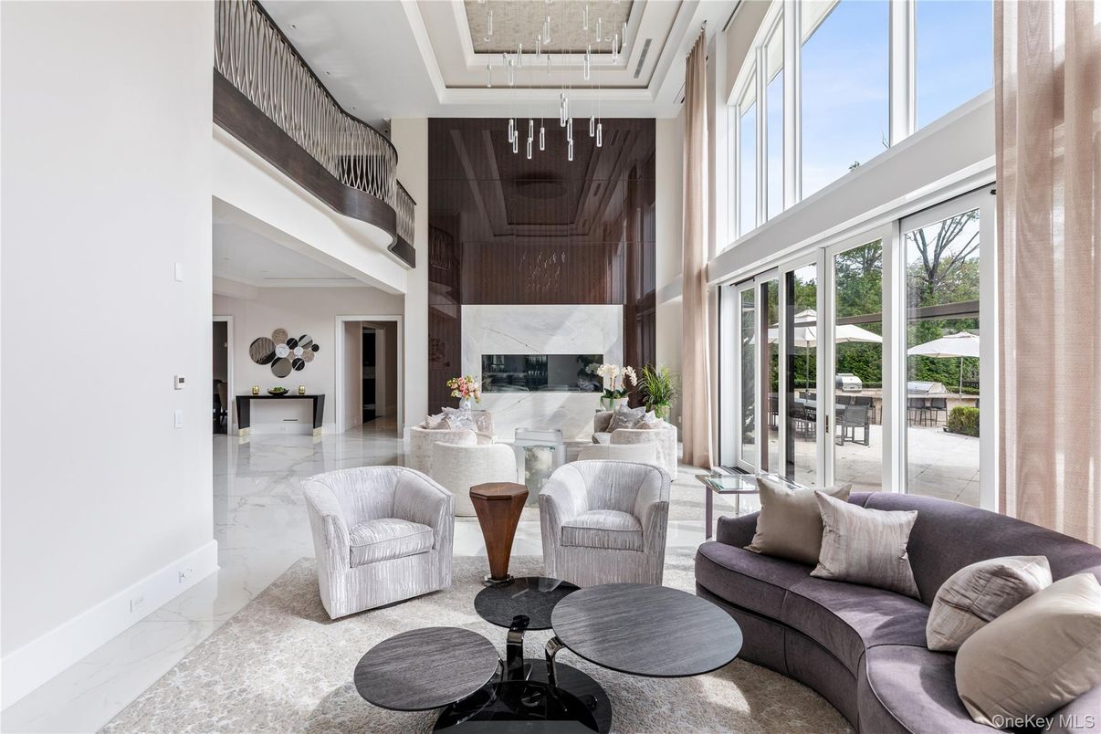 Fireplace, Interior, Living room, Marble