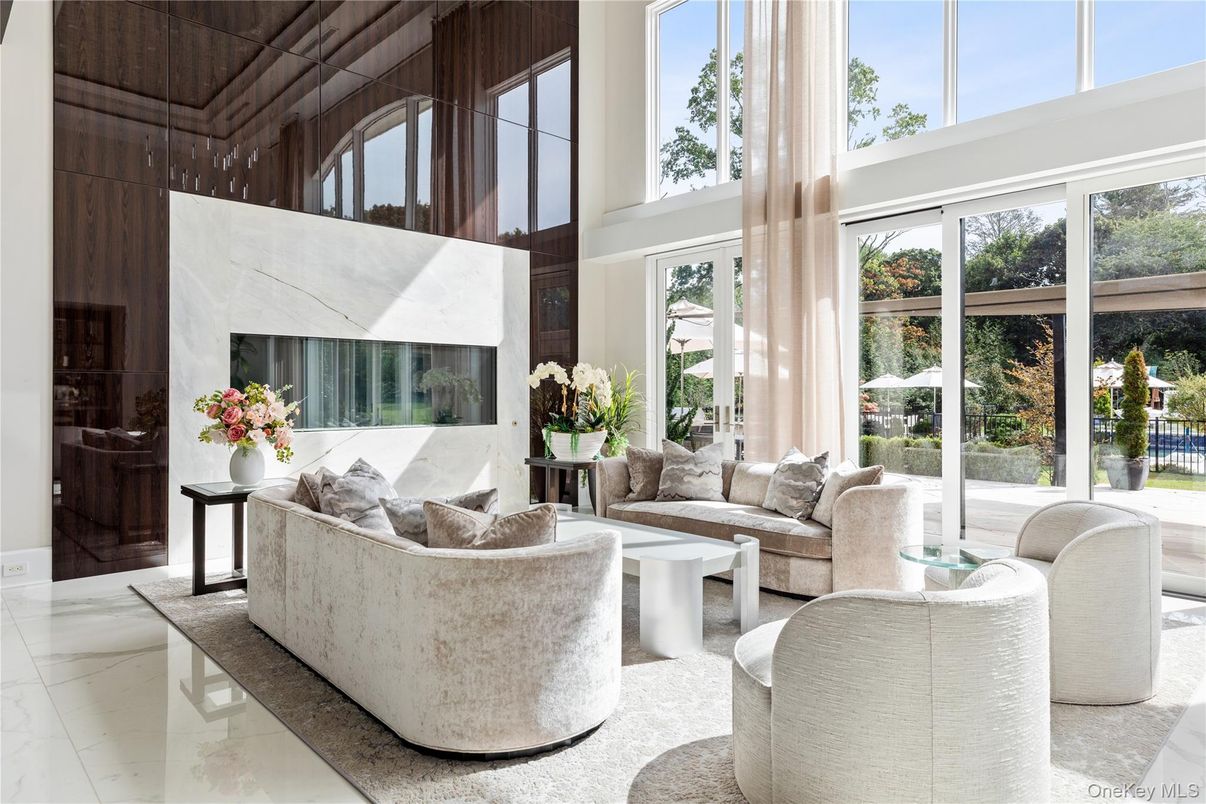 Fireplace, Interior, Living room, Marble