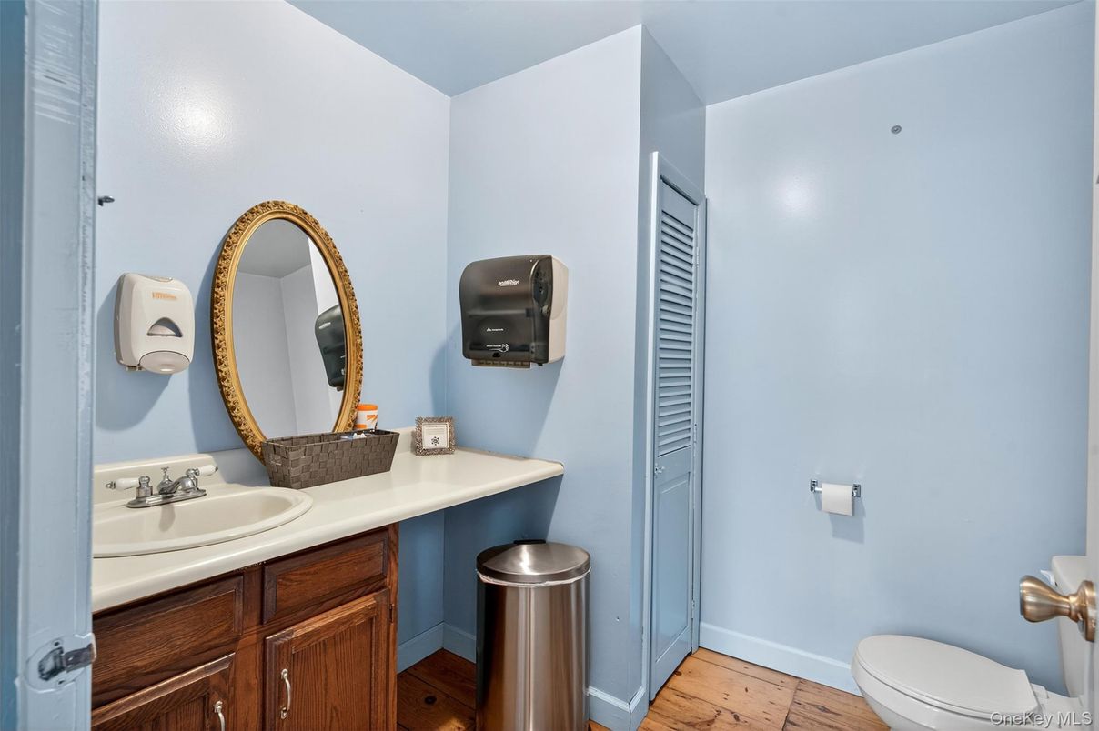 Bathroom, Interior, Wood Texture Flooring
