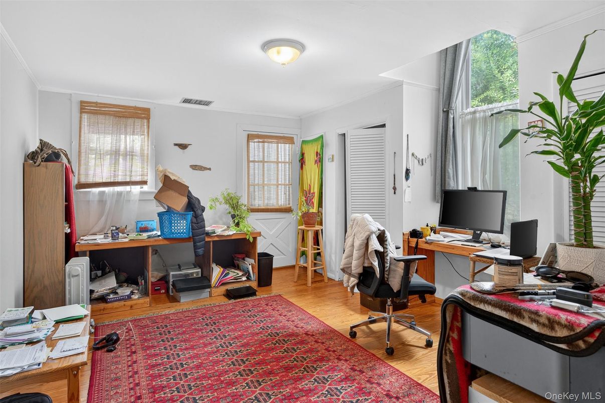 Home Office, Interior, Wood Texture Flooring