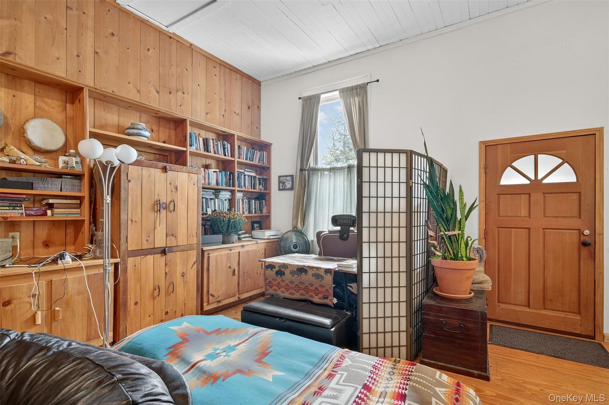 Interior, Wood Texture Flooring, Wooden Walls