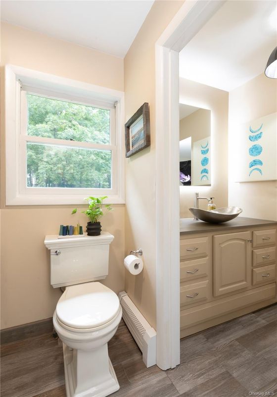 Bathroom, Interior, Wood Texture Flooring