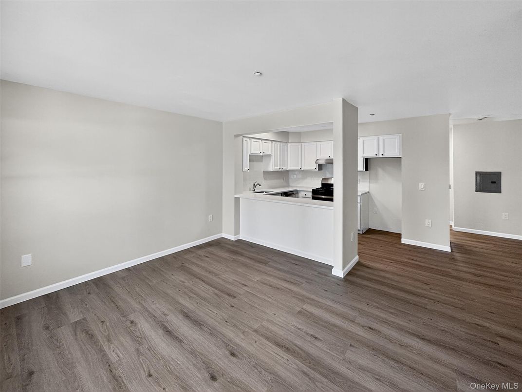 Empty room, Interior, Kitchen, Wood Texture Flooring